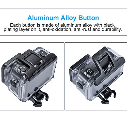 Waterproof Case for DJI OSMO Action Camera Accessories, Housing Case Protective Shell with Anti Fog Inserts and Filter Kit Suitable for Underwater Diving Photography 61M - Thumbnail 5