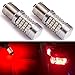 ENDPAGE 1156 1141 1003 7506 BA15S LED Bulb 2-pack, Brilliant Red, Extremely Bright, 54-SMD with Projector Lens, 10-30V, Work as Brake Lights, Tail Lights, Turn Signal Blinkers