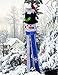 Evergreen Flag Snowman Windsock 3D Christmas Windsocks Outdoor Hanging | 46 Inch Winter Windsock | Christmas Event Party Decorations for Garden Porch Yard Patio Lawn