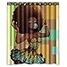 KXMDXA Vintage African Woman Polyester Fabric Shower Curtain 60x72 inch