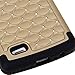 Style4U LG G3 Case, LG G3 Bling Case LG G3 Studded Rhinestone Crystal Bling Hybrid Armor Case Cover for LG G3 with 1 HD Screen Protector and 1 Stylus [Gold/Black]