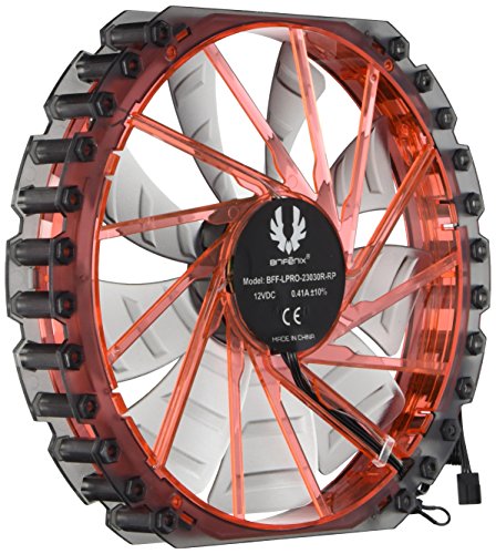 BitFenix BFF-LPRO-23030R-RP Spectre Pro 230mm LED Case Fan, Red