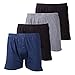 Ultra Mens Color Cotton Knitted Comfort Relaxed Boxer Shorts Underwear (4 Pack)