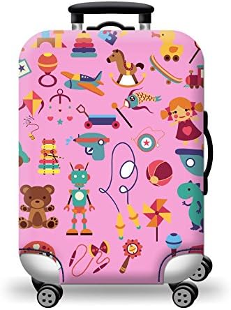 Luggage Cover Protector Dustproof Protective Bag for Suitcase (S (18- 20 inch Luggage), Toys)