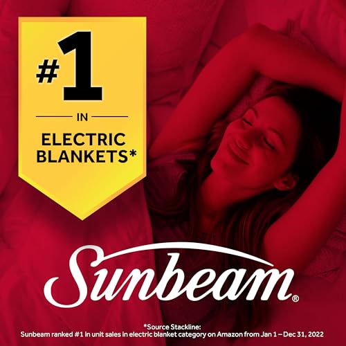 Sunbeam Royal Ultra Fleece Heated Electric Blanket King Size, 90