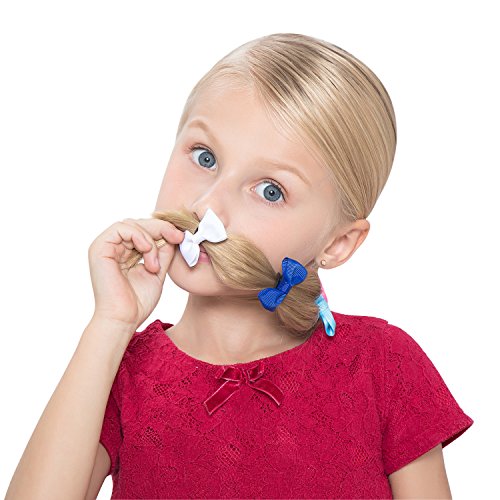 30 Pack: HBY Girls No Crease Ouchless Stretch Elastic Hair Bow Ties Ponytail Holders
