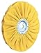 Woodstock D2517 8-Inch Bias Hard Buffing Wheel, Yellow primary