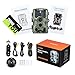 ENKEEO PH760 Trail Game Camera 16MP 1080P HD Wildlife Hunting Cams 47pcs 850nm IR Night Vision IP56 Water Resistant with 0.2s Trigger Time 2.4