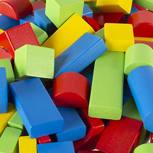 image for Hey! Play! (HEYP0 80-Z0017061006 Wooden Blocks-Classic Building Set wi