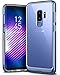 Caseology Skyfall for Galaxy S9 Plus Case (2018) - Clear Back & Slim Fit - Blue Coral