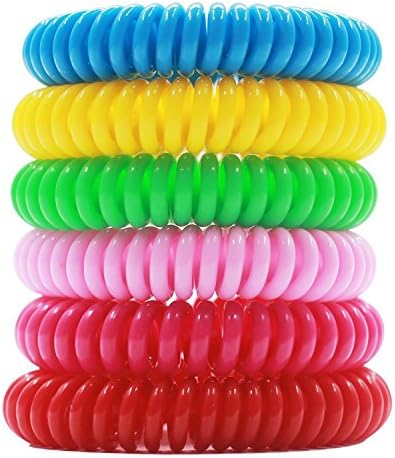 Mosquito Repellent Bracelet Natural Waterproof | 5 Pack | Insect Repellent Wrist Bands, Safe for Kids, Toddlers, Adults, Pets, Outdoor Mosquito Protection, Deet-Free, Best Bug Band and Patch