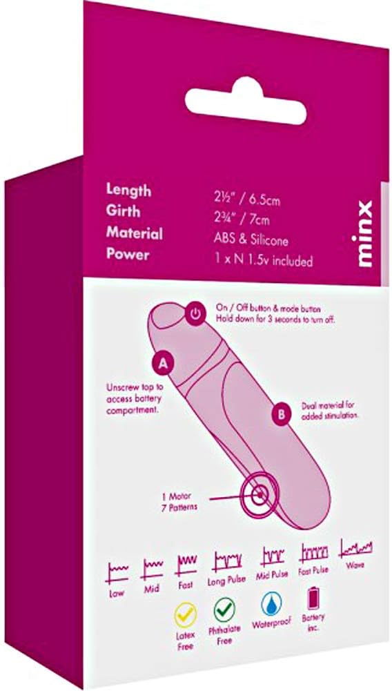 Minx Purple Simplicity 7 Function Bullet Vibrator - Image 5