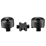 1/2" to 3/4" L075 Flexible 3-Piece L-Jaw Coupling