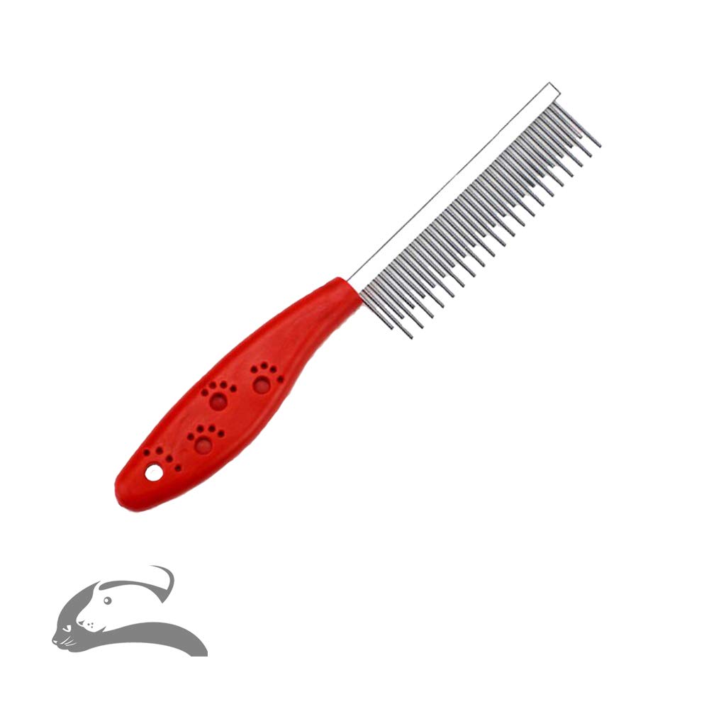 Cat Comb, Dog Comb, Medium Long Hair Cat, 1pcs (Red2)