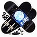 P-Rep Night 30mm Graphic Complete Wooden Fingerboard w CNC Lathed Bearing Wheels