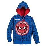 Marvel Spider-Man Hoodie Boys - Size 5/6 Blue