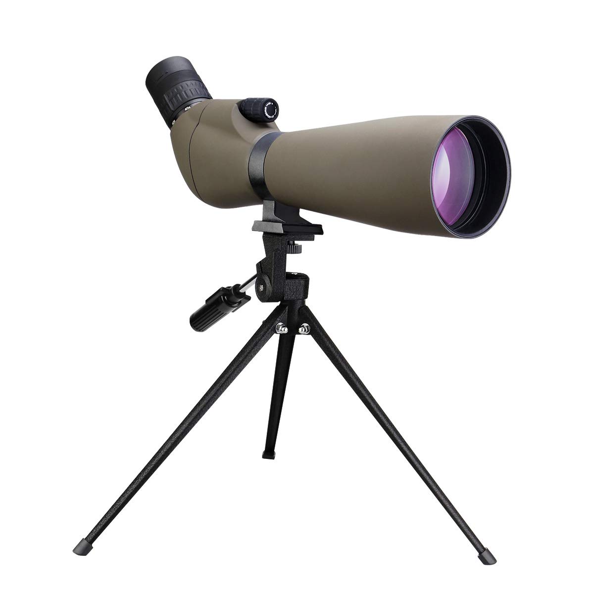 Svbony SV401 Spotting Scope, 20-60x80 Spotting Scope with Tripod, High Power FMC Optics Waterproof 45-Degree Angled Monocular Telescope for Target Shooting, Archery, Birdwatching, Wildlife