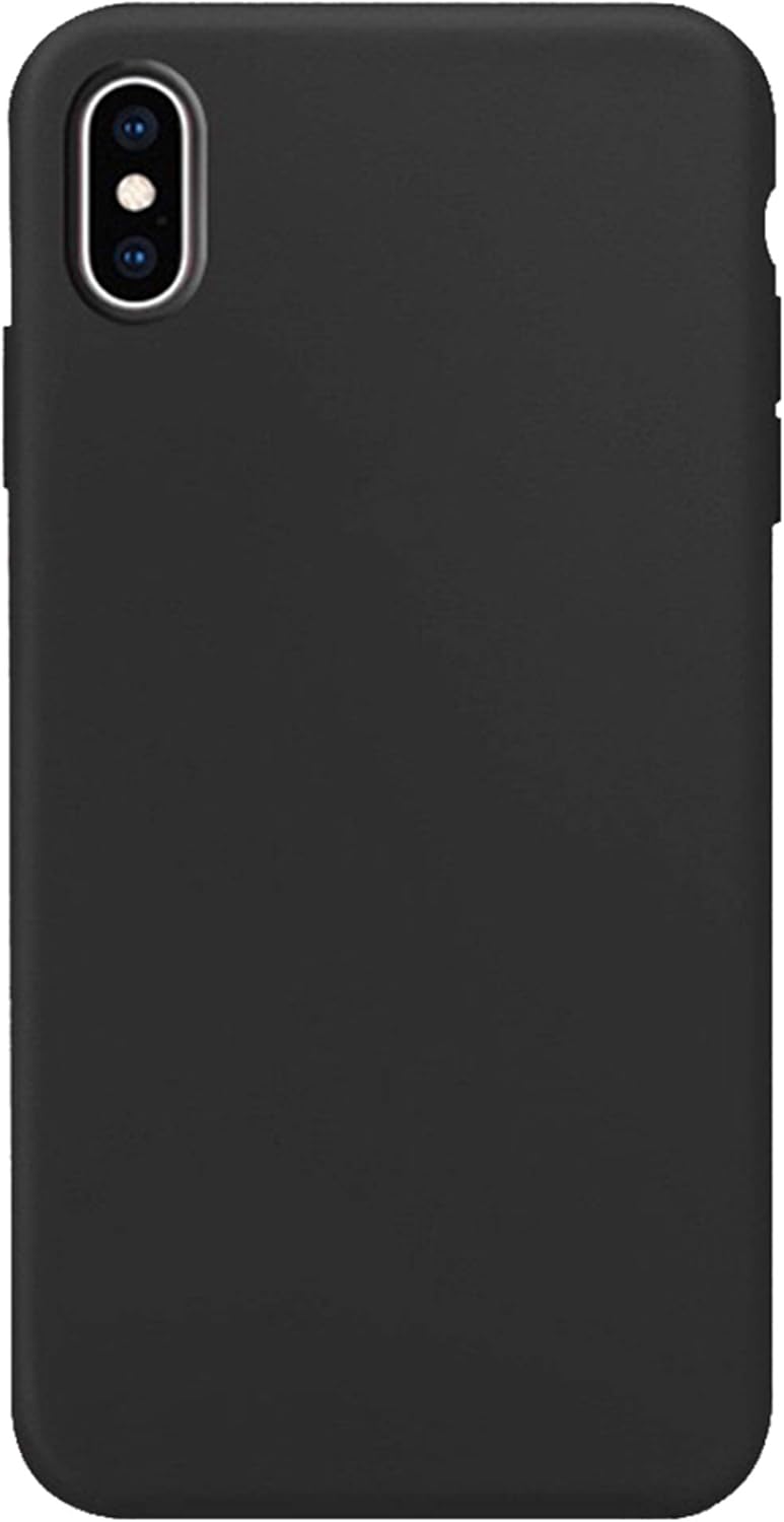 Amazon Com Qcasenice Iphonex Silicone Case Compatible With Apple Iphone Xs X Cover Iphonexs I Phone 10 S 10s 5 8 Inch Black
