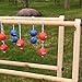 Sports Festival Premium Wooden Ladder Golf Ball Toss Game Set with 6 Bolas and Carrying Case Outdoor Back Yard Games for Family Reunion Ladderball Fun