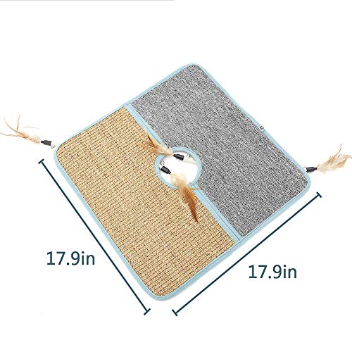 STARRYFIELD Cat Scratcher Mat, Natural sisal cat Claw pad, cat Claws