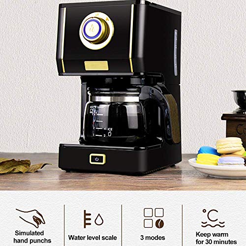 HaoLi Filterkaffeemaschine, automatische Abschaltung und Tropfschutz, 600 W, permanenter wiederverwendbarer Filter… – Bild 5