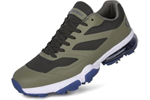 THESTRON New Men Golf Shoes 8 Spikes Professional Outdoor Golf Sport Sneaker for Men