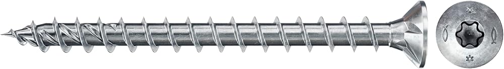 fischer PowerFast II Chipboard Screws 4.5 x 40 TX20 200 pcs Blue Galvanised
