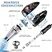 Car Vacuum Cleaner High Power - Baronage Corded Portable Auto Car Vac with LED Light, DC 12V Mini Handheld Vacuum Cleaner for Quick Car Cleaning (Red)