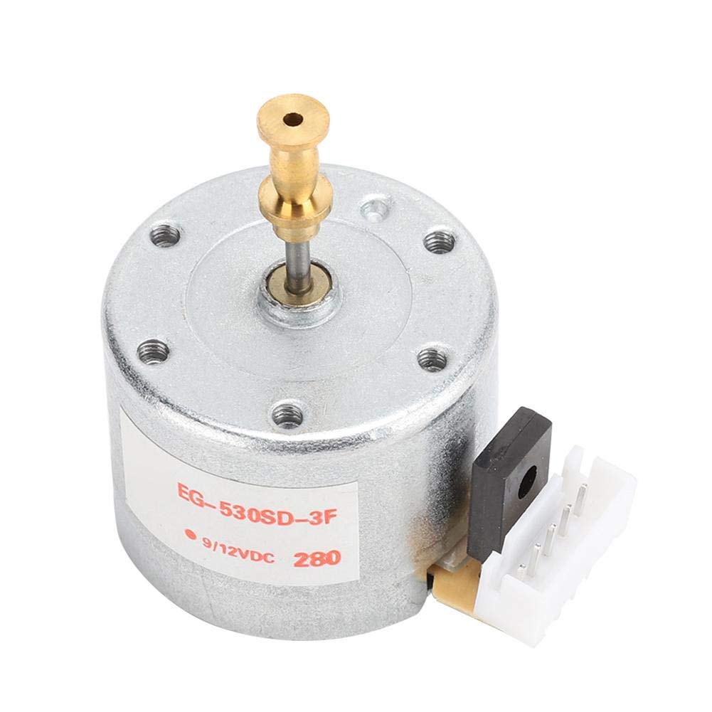 fasient DC 12V 3-Speed Brush Record Recorder Phonograph Turntables Motor with 25mm Mounting Hole, 78RPM