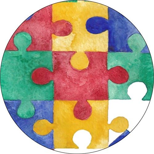 Multi Function Cell Phone Holder.Expanding Stand and Grip Mount Holder(white)--Autism Awareness watercolor puzzle Christmas