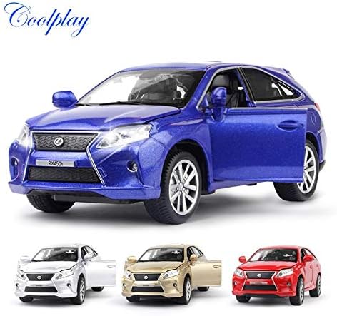 Diecasts Toy Vehicles Scale Lexus Alloy Diecast Car Model Flashing Musical Openable Doors Toy Vehicles Classical Car Kids Xmas Toys