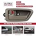 AUTEX Door Handle 91004/91008 Beige Interior Inner Front Left Driver Side Replacement Handle 6927833020E0