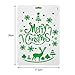 Jovitec 20 Pieces Christmas Stencils Journal Template Painting Stencil for Notebook Christmas Card DIY Projects, Assorted Styles