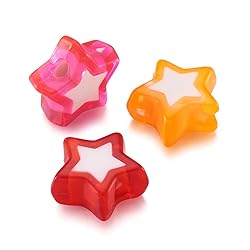 Craftdady 100pcs Transparent Random Mixed Colors