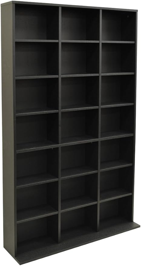Pigeon Hole 5 Cd 378 Dvd Blu Ray Media Storage Unit Black Amazon De Kuche Haushalt