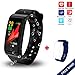 Fitness Tracker, 2018 Activity Tracker with Swimming Heart Rate Blood Pressure Monitors Bluetooth Sleep Monitor Weather Sport SMS SNS Reminder for IOS Android Phones Men Women Kids