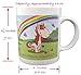 Unicorn Coffee Mug For Girls and Kids. Color Changing, Heat Sensitive Ceramic Unicorn Mug With Rainbow for Unicorn Lovers.
