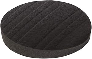 Stay! Furniture Pads, Round Furniture Grippers, Gripper Pads, Furniture Pads for Hardwood Floors and Carpet, Anti-Slip, Black, Set of 4 (2 inch)