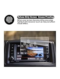 2017 2018 Dodge Grand Caravan Pantalla táctil de 6.5 pulgadas Protector de pantalla de navegación para automóvil Pantalla de automóvil, RUIYA HD Borrar CRISTAL TEMPERADO Película para el tablero de instrumentos en el tablero