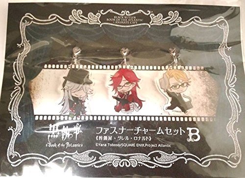 Black Butler Book of the Atlantic Charm x3 Grell Undertaker Knox Square Enix F/S