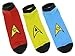 Star Trek Uniform Socks - Command - Science - Engineering - Set Of 3 Pairs