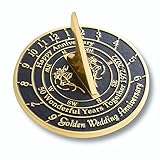 The Metal Foundry Golden 50th Sundial 2022 - Heavy