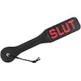 Faux Leather Slut Spanking Paddle for Sex Play,12.5inch Sex Paddle,Leather SLUT Spanking Paddle for Sex Play,Sex Paddle Role 