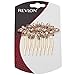 Revlon Antique Comb for Hair, Gold Amber, Rv3037