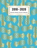 2018 -2020 Monthly Weekly Planner Calendar: Pineapple Gold, 2018 -2020 Three Year Planner Monthly Calendar Schedule Organizer Weekly Planner and ... Year Planner Weekly & Monthly) (Volume 2) by 