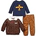 Little Me Kids 3-Piece Set ~ Kids Clothing Back to School Sets ~ (12m, Aviator)