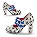 Hot Chocolate Design Chocolaticas High Heels He Loves Me, He Loves Me Not Women's Mary Jane Pump Multicoloured US Size: 9