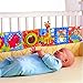 Hosim Baby Crib Cloth Book Animal Puzzle Toys Elephant/Lion/Giraffe/Monkey, Perfect for Kids Infants Education Development - Newborn Rattle Crib Bed Gallery Bumper Pad 6Pcs