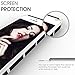 iPhone 5C Case, Rhidon Slim Shockproof Armor Case fit for iPhone 5C Hard Rugged Ultra Protective Back Rubber Cover with Dual Layer Impact Protection for iPhone 5C (White-Black)