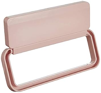 Niyam Self Adhesive Plastic Towel Rack Cabinet Cupboard Door Cloth